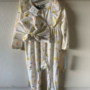 Sunshine Print Kids Footie Set